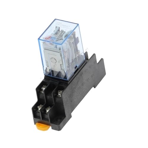 Relé electromagnético DPDT general HH52P con zócalo y bobina DC 36V de 1 unidad