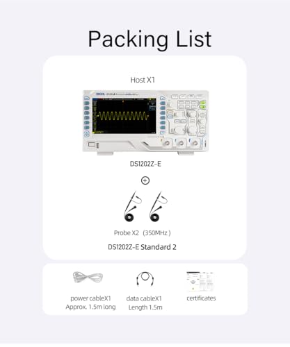 Rigol Ds1202Z-E Digital Oscilloscope 200Mhz Bandwidth,2 Channels,1Gsa/S Sampling Rate,24Mpts Memory Depth thumb #1