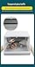CDULOKLB Lab Sandblaster Bench Top Air Sandblasting Cabinet, Sand Blasting Cabinet with LED Lamp, Built-in Double Fan, Large Window Dust-Free Sandblasting Box for Dental & Industrial Use