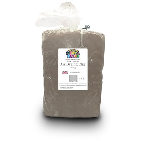 Image of The Online Toy Store Air Drying Modelling Clay Nylon Reinforced 12.5kg (Stone)