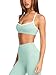 Halter Sports Bra for Women CRI-Cross Back Workout Tops Sleeveless Tank Tops 2025 Athletic Yoga Shirts Camisole Running Bra Summer Outfits Fashion(Mint Green Small)
