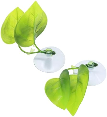 Betta Fish Leaf Hammock, 2 Pcs Aquarium Decor with Suction Cup — 사진 4