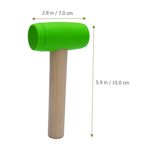 BESTonZON 8 Peças Pequeno Martelo De Madeira Ferramenta Infantil Pp