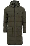 Padded Design: Has a warming effect and keeps you cozy in cold weather. Hooded Neck: Gives extra protection from wind and rain. Full Zip Closure: Zips up and down for quick wear. Long Length: Covers you from head to thigh to keep you warm. Available ...