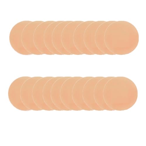 100 piezas de tiritas lavables, pequeñas pegatinas redondas de primeros auxilios para hemostasia, yeso autoadhesivo para heridas, cortes y moretones (22 x 22 mm)