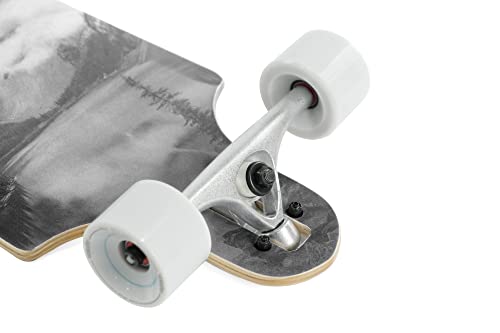 Minority Downhill Maple Longboard Skateboard | 40-Inch Drop Trough Deck | Made For Cruising Ride (Solitude) #TOP6