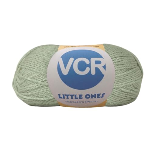 Image of VCR Pastel Pista Green Yarn, 100 Grams Hank, 190 Meters Length, Acrylic Ball for Crochet and Knitting, Soft Crosia Threads, Pack of 1 Yarn, Suitable for DIY Crafts