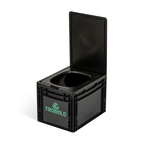 Preisvergleich Produktbild TROBOLO BilaBox Campingtoilette im Eurobox-Format [29x40x30] Mobile Trockentrenntoilette für unterwegs Ohne Gerüche, Wasser & Chemie Praktische Trenntoilette für Auto, Camper, Reisen & Outdoor