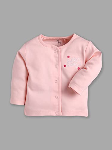 Image of Baby GO Baby Boys & Baby Girls 100% Cotton Full Sleeve Front Open T-Shirt Pack of 3 | Soft Breathable Infant Clothing with Snap Buttons | Printed Newborn Baby Wear Daily Use