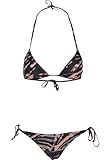 Urban Classics Tb3460-ladies Tie Dye Bikini Juego, Color Azul Vintage/Papaya, S para Mujer