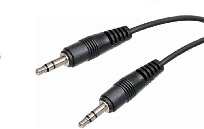 PAC- Aux 3.5mm Cable-5 Meters | Stereo Aux Audio cable For speakers | Male To Male 3.5mm wire Cable for Audio Headphone, Mobile Phone, Car Stereo (Black)