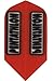 US Darts - 3 Sets (9 Flights) Pentathlon Slim Dart Flights - RED - 100 Micron