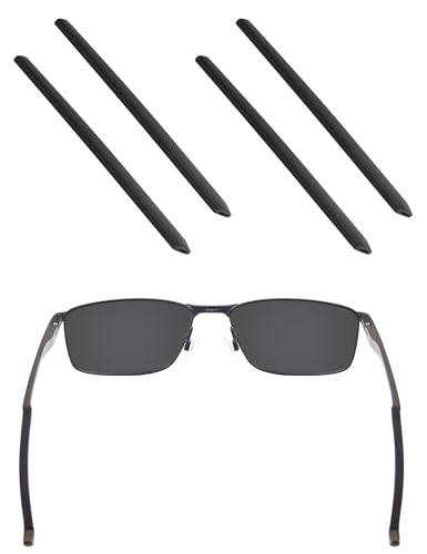 Image of EZReplace Replacement Earsocks for Oakley Socket 5.0 OX3217/Socket 5.5 OX3218 Eyeglasses, 2 Pairs of Black, One Size