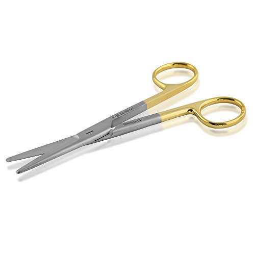 Best for Surgery Hochwertige scharfe Schere Stumpfe schmale Enden aus Hartmetall langlebig 14cm Cover