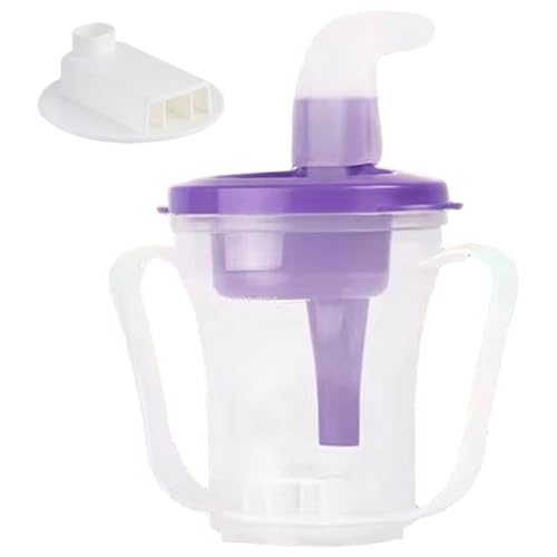 Gobelet d'apprentissage pour adultes avec couvercle et paille tasse anti-fuites 250ml