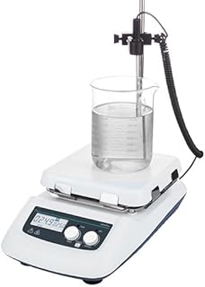 YFYIQI Magnetic Hotplate Stirrer Lab Hot Plate Stirrer Magnetic Mixer with Speed Range 100 to 1500rpm Max Strring Capcacity 20L(H2O) Ï†148mm Glass-Ceramic Plate Hot Plate RPM Increment 10rpm
