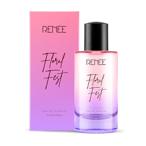 RENEE Floral Fest Eau De Parfum, Premium Long-lasting Fragrance With Notes of Orange, Mandarin, Osmanthus, Rose & Vanilla, Scent for Every Occasion, Ideal Perfume for Women, 50Ml