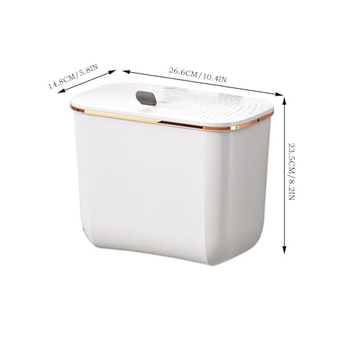 Cubo de basura colgar para evitar dolores de espalda papelera cocina bajo encimera 2