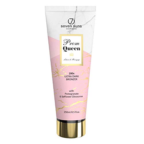 7 Suns Cosmetics Queen Ultra Dark Bronzer Golden Edition, Creme, Dunkel, gold, intensive Hydratation und Nährstoffversorgung, beruhigende und weiche Wirkung, mit antibakteriellen Eigenschaften