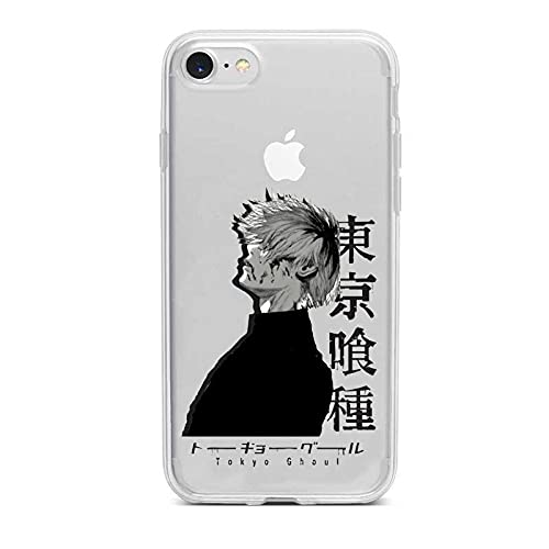 Kaneki Phone Case Kaneki Ken Tokyo Ghoul Anime Phone Case for iPhone 6 7 8 11 12 Pro XS MAX XR X Mini Plus SE 2020 Soft Silicone Phone Cover 050