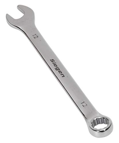 Image of Sealey S01012 Combination Spanner, 12mm, 160mm x 169mm x 48mm, Silver