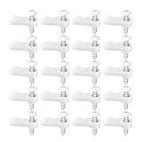 Window Screen Clip Fastener Set, Screen Holding Hardware Screw Kit System, Storm Window Retainer Clip Design Pack, Metal Fixing Mount Material Build, Home Farmhouse Use, Apartment Bedroom