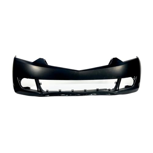Image of FitParts Compatible with Acura TSX 2009-2010 Front Bumper Cover | Primed, With Fog Light Holes, Without Tow Hook Hole, Sedan, Ready to Paint, OEM 04711TL2A90ZZ, AC1000162
