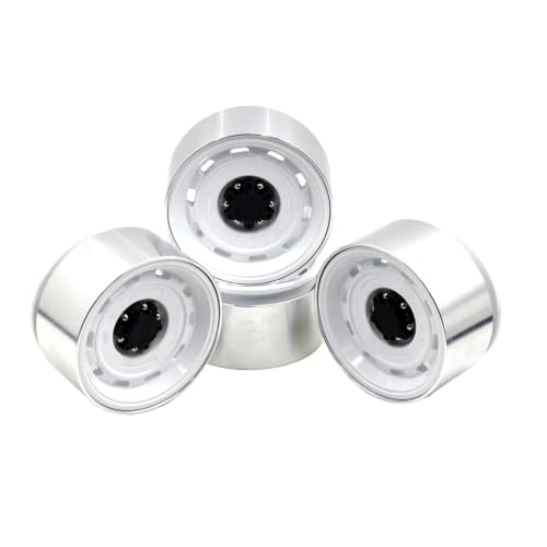 Jante de roue RC 2,2 pouces à billes en alliage d'aluminium pour maximiser la motricité 1/10