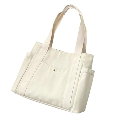 Bolsa De Lona Duradera con Bolso Computadora Portátil Organización Gran Capacidad Adecuado para Desplazamientos Y Compras La Computadora Portátil Escuela Escuela