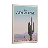Jdheeh Vintage-Poster Arizona, Reiseposter, Leinwand, 