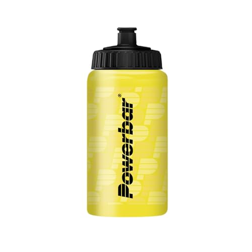 PowerBar - Botella Deportiva - 500 ml - amarilla - A prueba de fugas y apta para lavavajillas, sin BPA