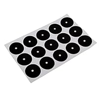 Perfeclan 35mm Billardtisch Spots Billardtisch Markierung Stickers Billardtisch Markierungspunkte, Selbstklebende Billardpunkt Aufkleber, Billiard Ball Spot Aufkleber, Billard Point Sticker Zubehör
