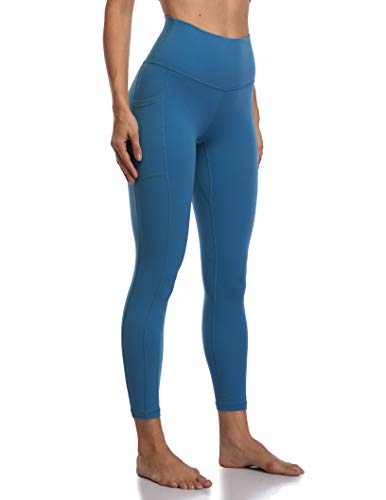Image of Colorfulkoala Women's High Waisted Yoga Pants 7 /8 Length Leggings with Pockets | Women's High Waisted Buttery Soft Yoga Pants for Gym Workout Pilates Casual Athleisure