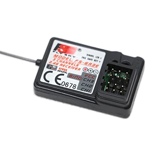 BEYEE Fly Sky GR3E 3CH RC Empfänger (2,4 Ghz, AFHDS), für FS-GT2 GT3 GT3B GR3C T6 CT6B TH9X RC Auto Boot Sender