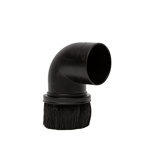 Image of Shop-Vac 9067900 2.5 Inch Diameter Right Angle Brush, Ideal for Dusting Blinds And Irregular Surfaces, Works with 2.5 Inch Hose, Black, (1-Pack)