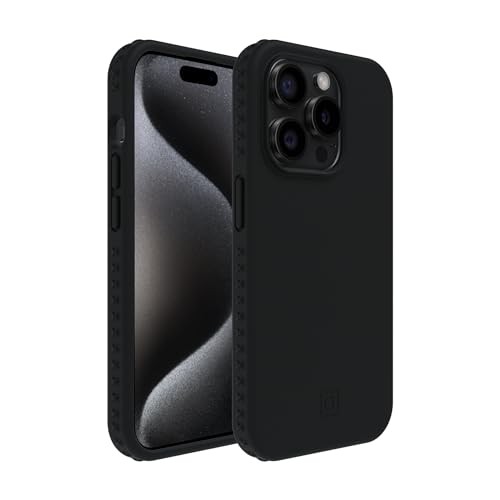 Funda Incipio Agarre iPhone 15 Pro Negro Evita Resbalones de tu Teléfono