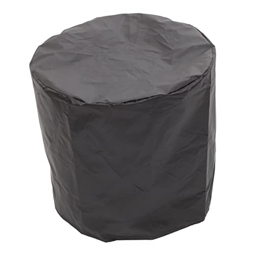 Milisten Housse Table Jardin Imperméable Coupe-vent Anti-poussière pour Meubles Extérieurs Ronds Protection Mobilier Patio et Salon de Jardin