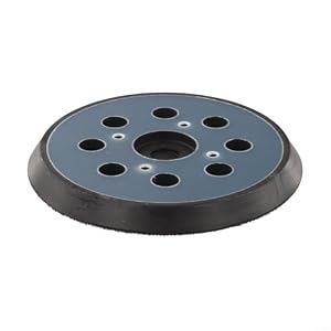 Inch S, anding Disc Backer Pad, 125mm Orbital S, ander Replacement Plate with 8 Hole Dust Extraction, Epoxy Resin Polishing Backup Base, Hook, and LOOPs Interface, for Black & Decker, for