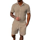 Fabriquée en matériau respirant, cette tenue est idéale pour les saisons d'été et vous garde au frais et détendu par temps chaud