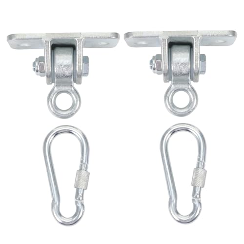 LIOOBO 1Set Swing Hanging Kit Sturdy Hangers for Outdoor Playground Hammock Chairs Heavy Duty Hooks for Secure Installation Indoor Outdoor Settings