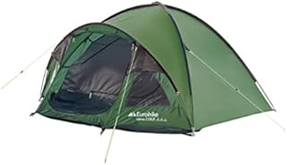 Eurohike Cairns 2 DLX Nightfall Dome Tent with Nightfall Darkened Technology Bedroom, 2 Man Tent, Festival Tent, Festival Essentials, Camping Tent, Camping Equipment, Green