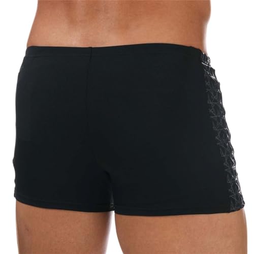 Speedo Men's Boomstar Splice Aquashort, Black/Oxid Grey, 34 UK