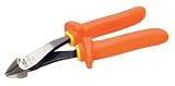 Greenlee 0251-08A-INS 8-Inch Insulated Angled Diagonal Cutting Pliers , Orange