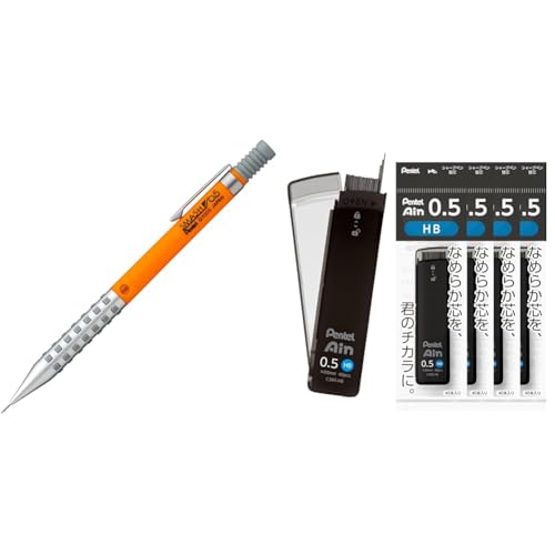 �y�Z�b�g�����z�yAmazon.co.jp����z �؂�Ă� �V���[�v�y�� �X�}�b�V�� 0.5mm Q1005-15A �I�����W�� �V���[�v�c �؂�Ă�A�C�� 0.5mm HB 5�� XC285-HB