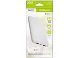 ラソス(Lazos) モバイルバッテリー 10,000mAh ホワイト L-MB10-W