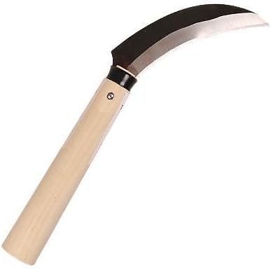 Sickle and Saw Knife, 4 Inch Curved Cutting Blade