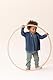 disana Melange-Jacke Baby & Kleinkind - 100% Bio-Merino – atmungsaktiv, angenehm warm & weich, Unisex Gr. 50-104 - nachhaltig & fair – mit Wickelverschluss - Made in Germany | Rosé-Natur Gr. 62-68