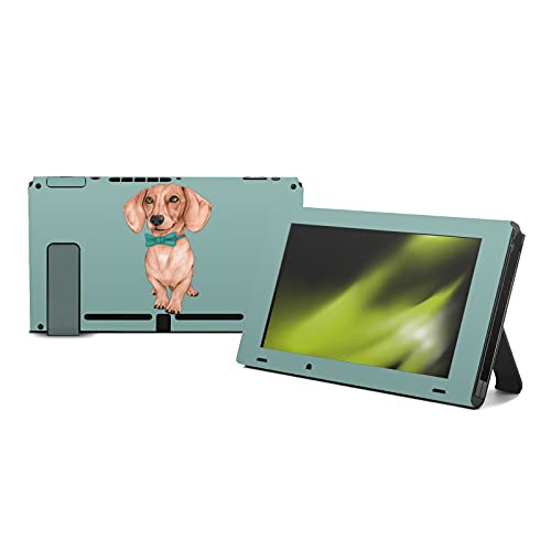 Art Vinyle Autocollant Nintendo Switch Barruf Teckel - Skin de Protection pour Console et Dock - 2
