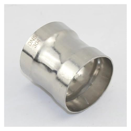 Embout echappement silencieux en inox 304 tube de conversion droit 63mm pour reduction auto