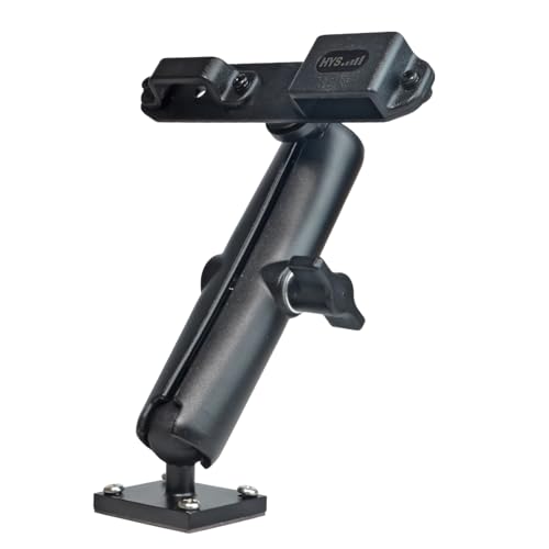 HYS Radio Mount, Adjustable Walkie Talkie Holder Compatible for Motorola Tlkr Baofeng UV5R Kenwood Midland Two Way Radio, Suit for Car/Truck/Cabin/Desktop